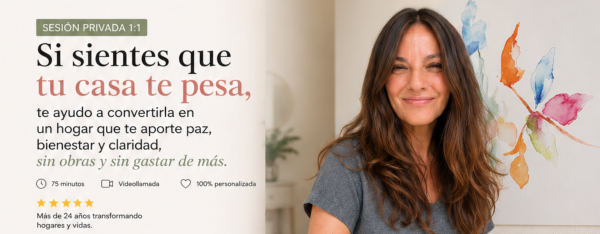 Sesión Privada 1:1 · Claridad y Bienestar en tu Hogar